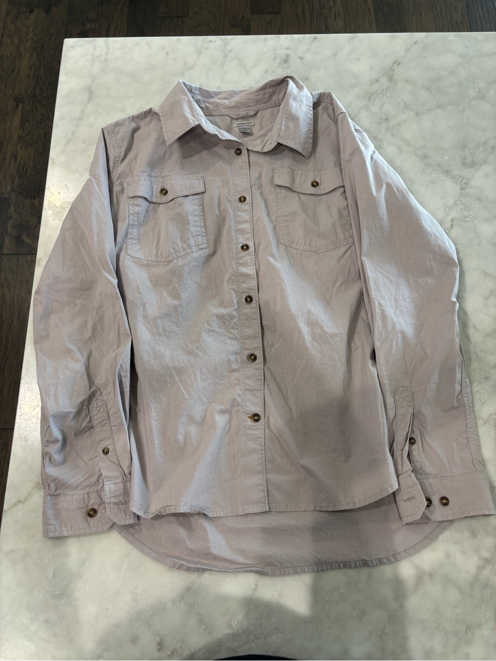 Carhartt Kids Light Lavender Button-Down Shirt